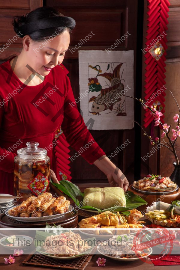 bánh chưng tết đỗ thị