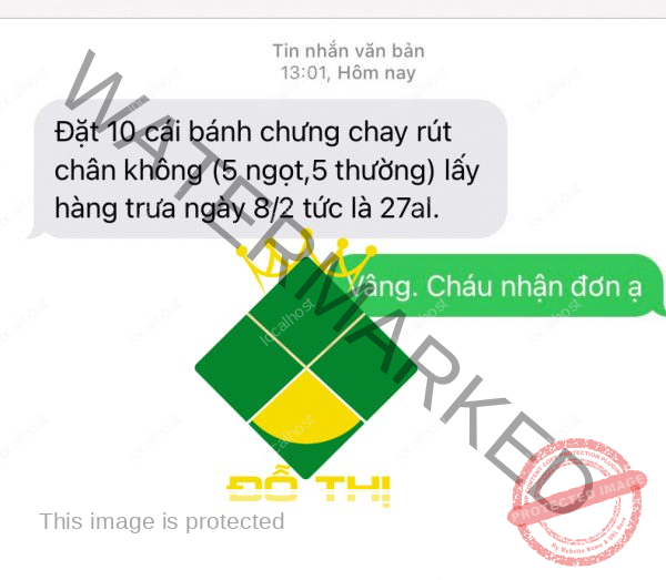bánh chưng chay tết 2022