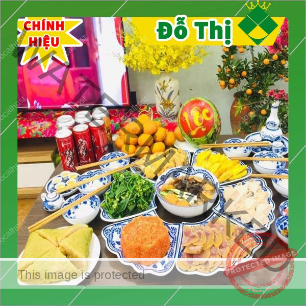 mầm cơm tết luôn có bánh chưng tết